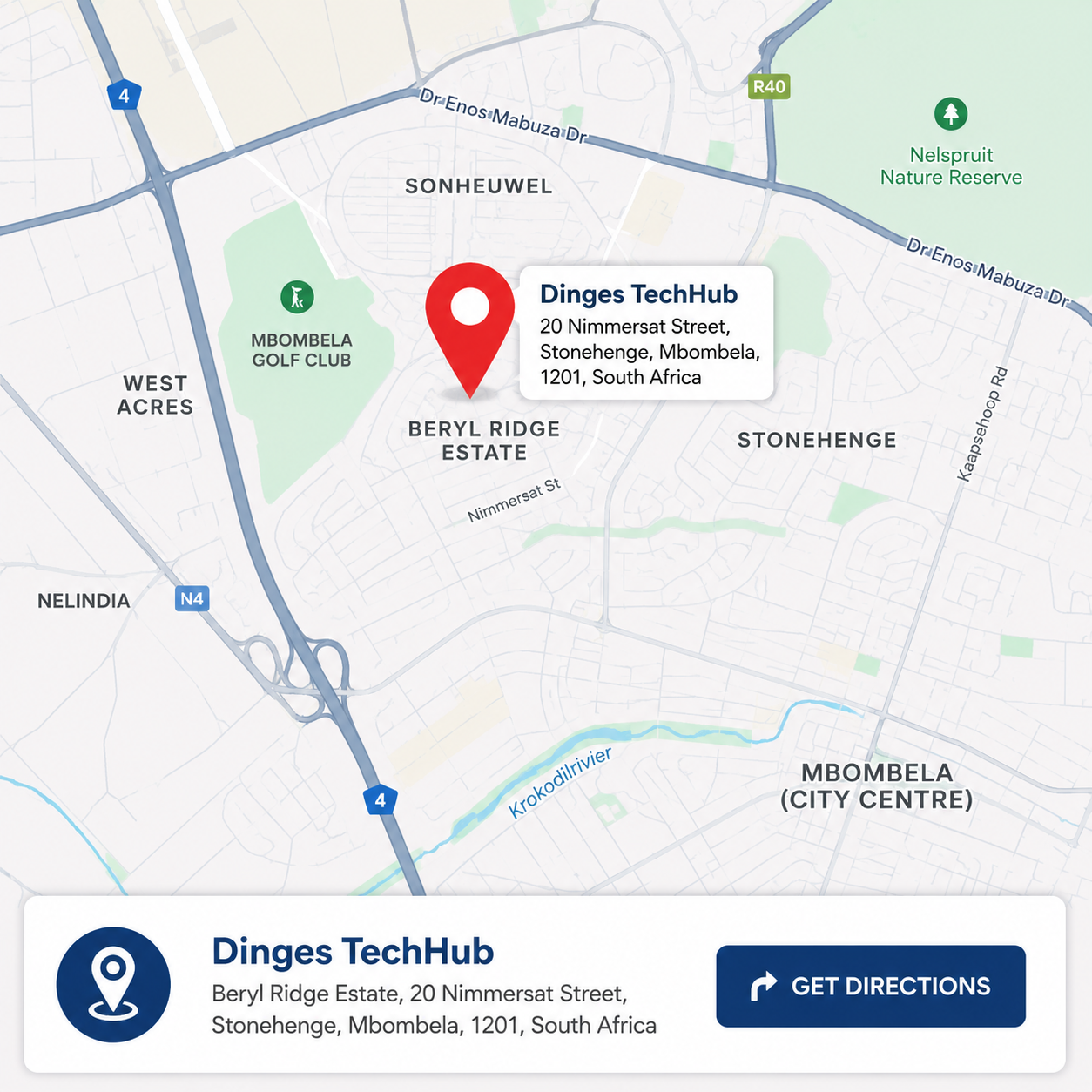Dinges TechHub location